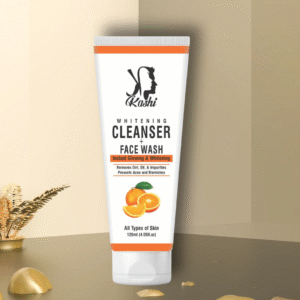Kashi Whitening Cleanser – 100ml | Brightening and Deep Cleansing for All Skin Types