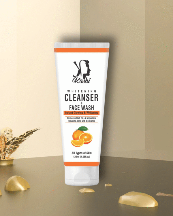 Kashi Whitening Cleanser – 100ml | Brightening and Deep Cleansing for All Skin Types