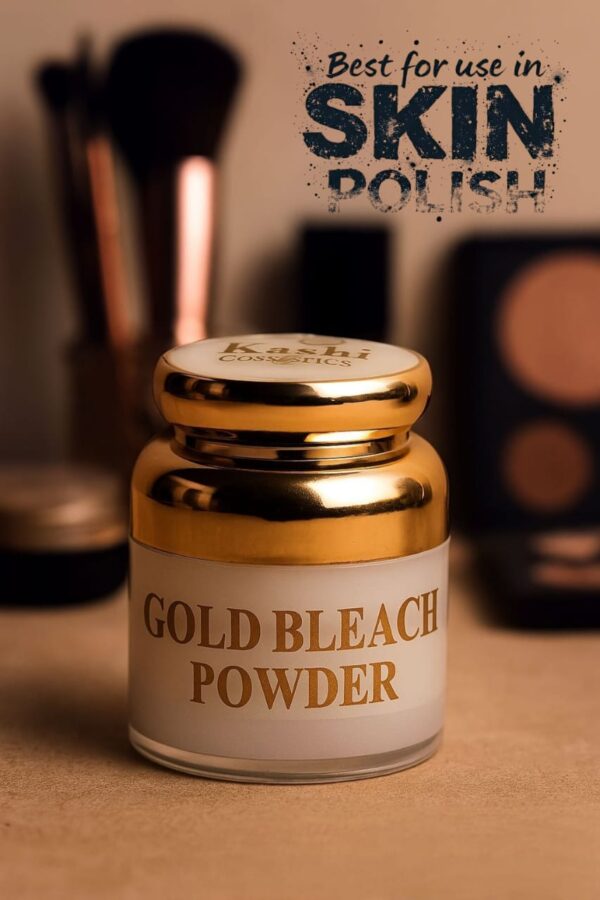 Kashi Gold Bleach Powder – Instant Radiance for Skin Polishing